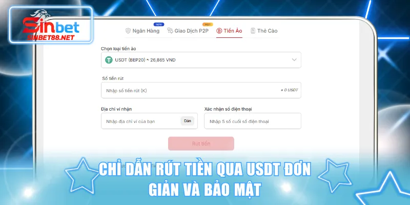 Chỉ dẫn rút tiền qua USDT đơn giản và bảo mật
