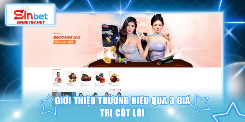 Giới thiệu thương hiệu qua 3 giá trị cốt lõi 