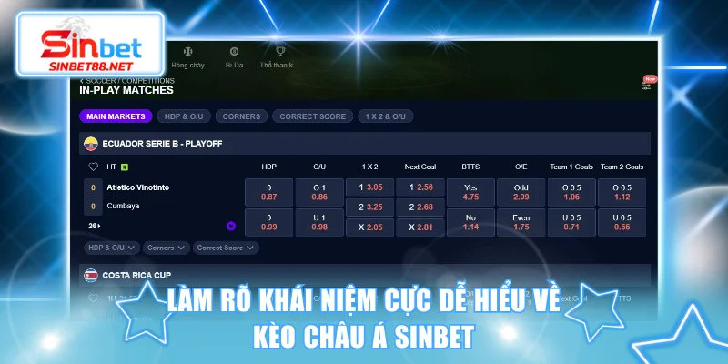 Làm rõ khái niệm cực dễ hiểu về kèo châu Á SINBET