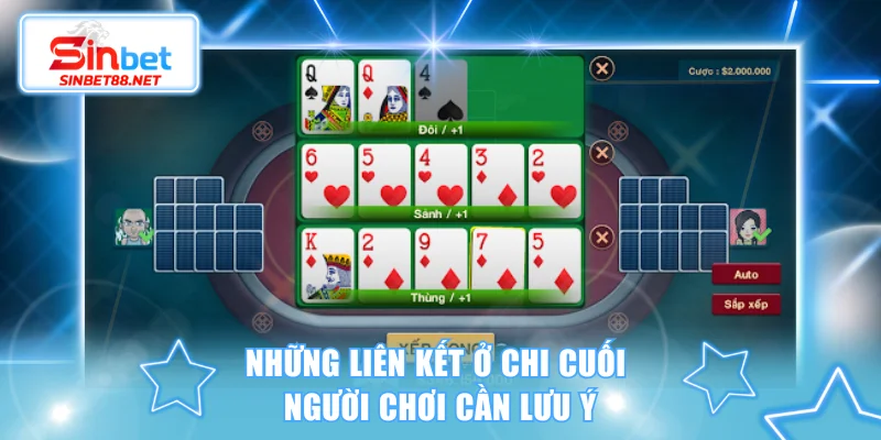 Những liên kết ở chi cuối người chơi cần lưu ý